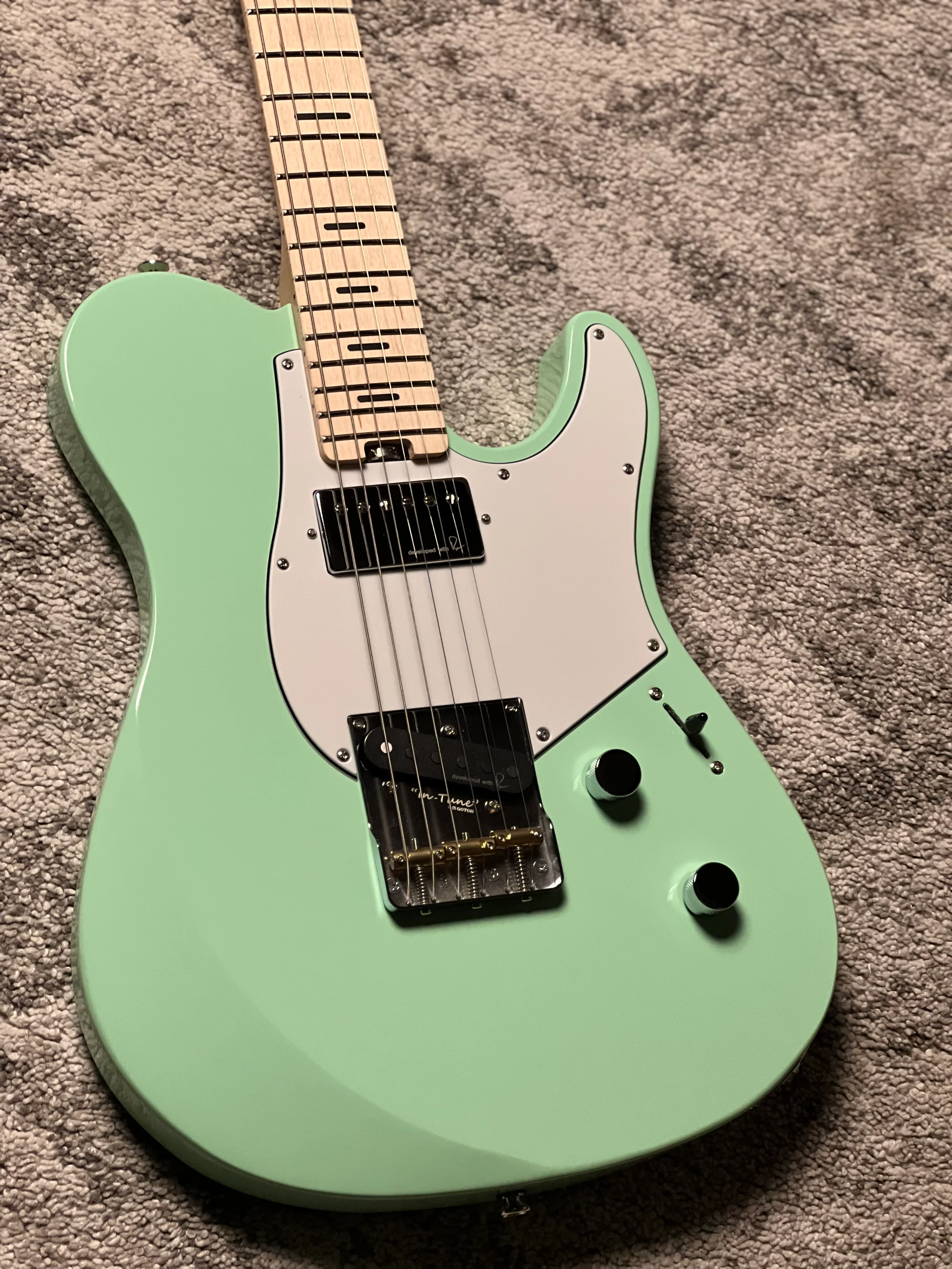 Yamaha PACS+11SM Pacifica Standard Plus in Peppermint Green with Maple Fingerboard - Image 4