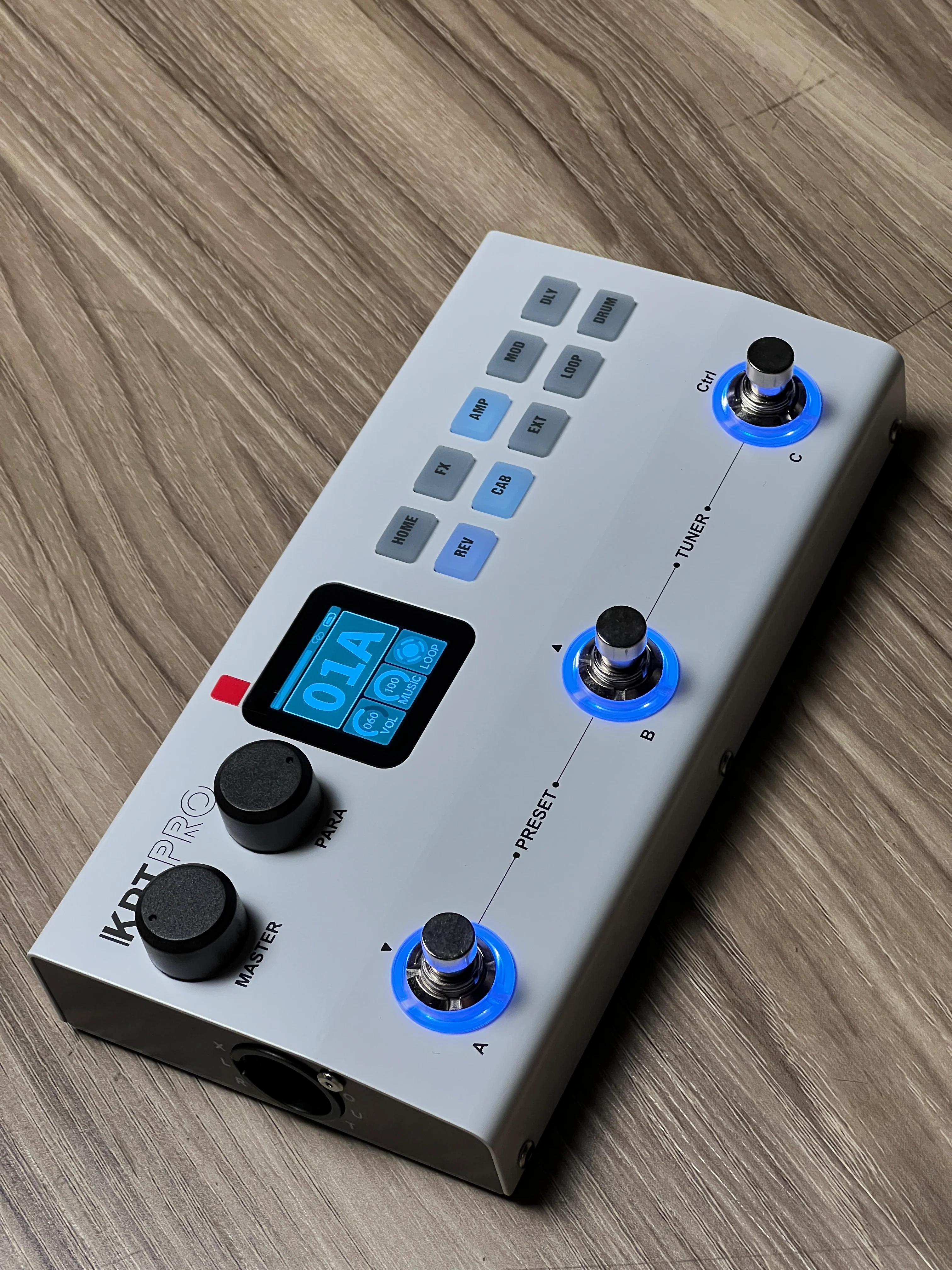 Yuimer KPT PRO in White Multi-effect Pedal